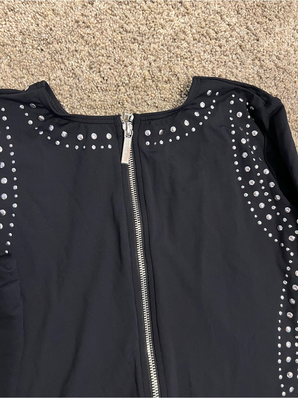 MICHAEL Michael Kors Black Rhinestone-Embellished swimsuit - Picture 5 of 7